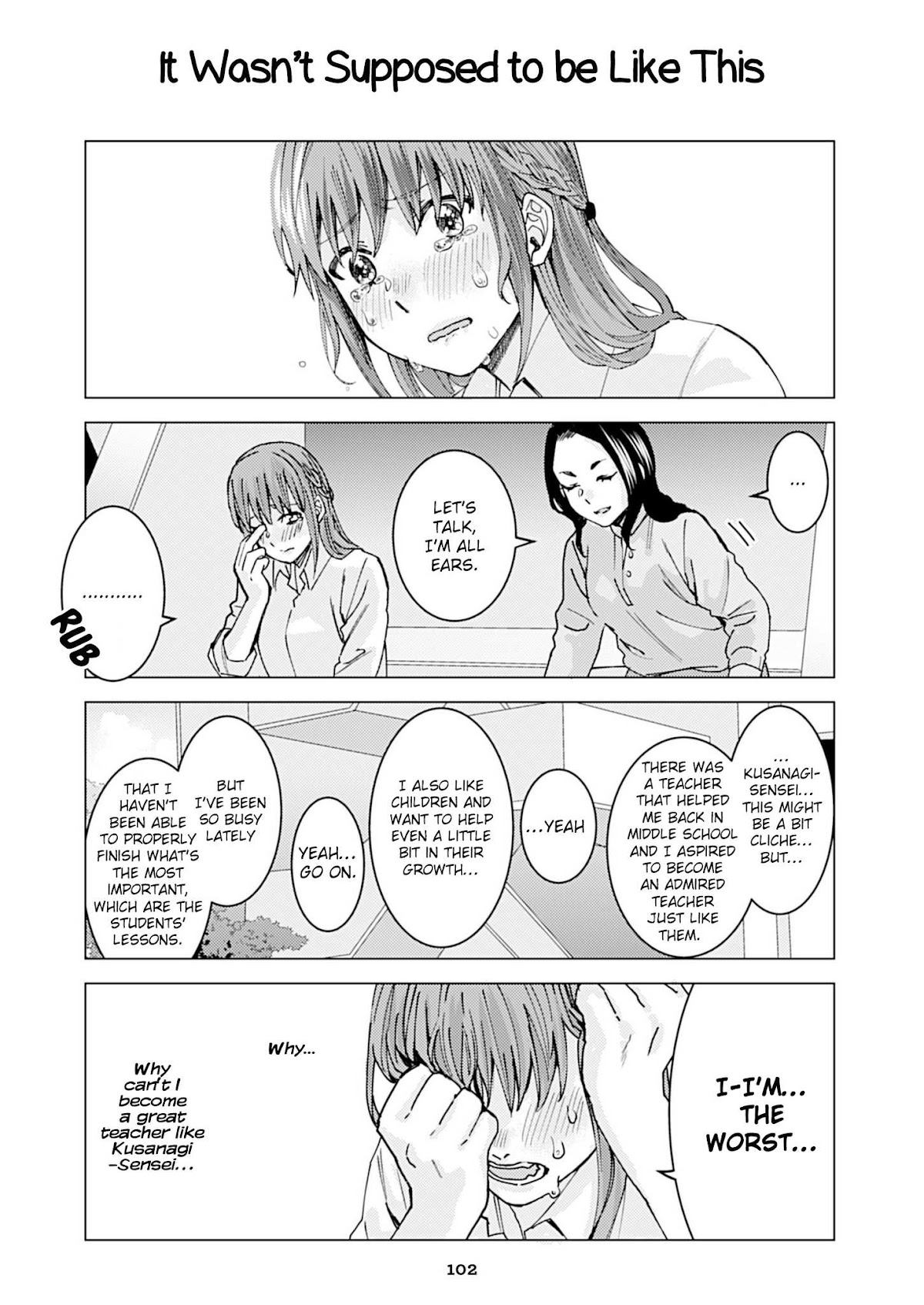 Kusanagi-sensei Is Being Tested Chapter 89 page 1 - Chapter 89: It Wasn't Supposed to be Like This