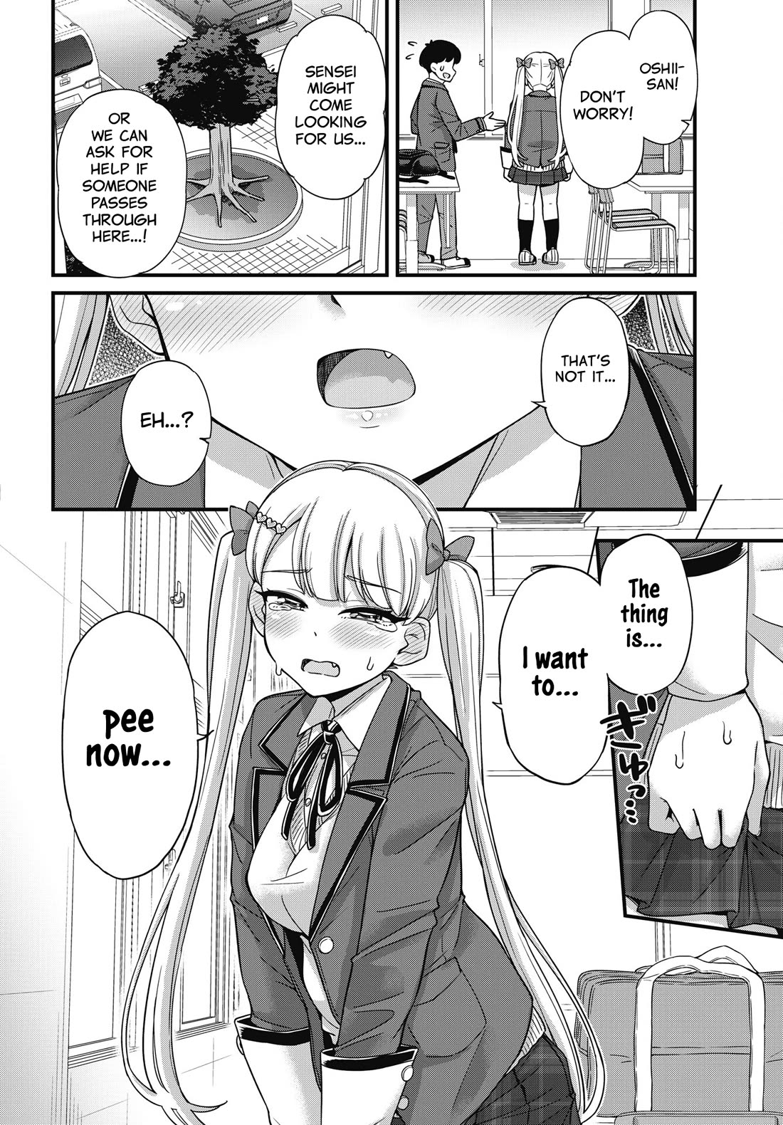 Kusozako Boukou Oshii-san Chapter 5 page 14 - Chapter 5: Locked Room Wetting Case (Part 1)