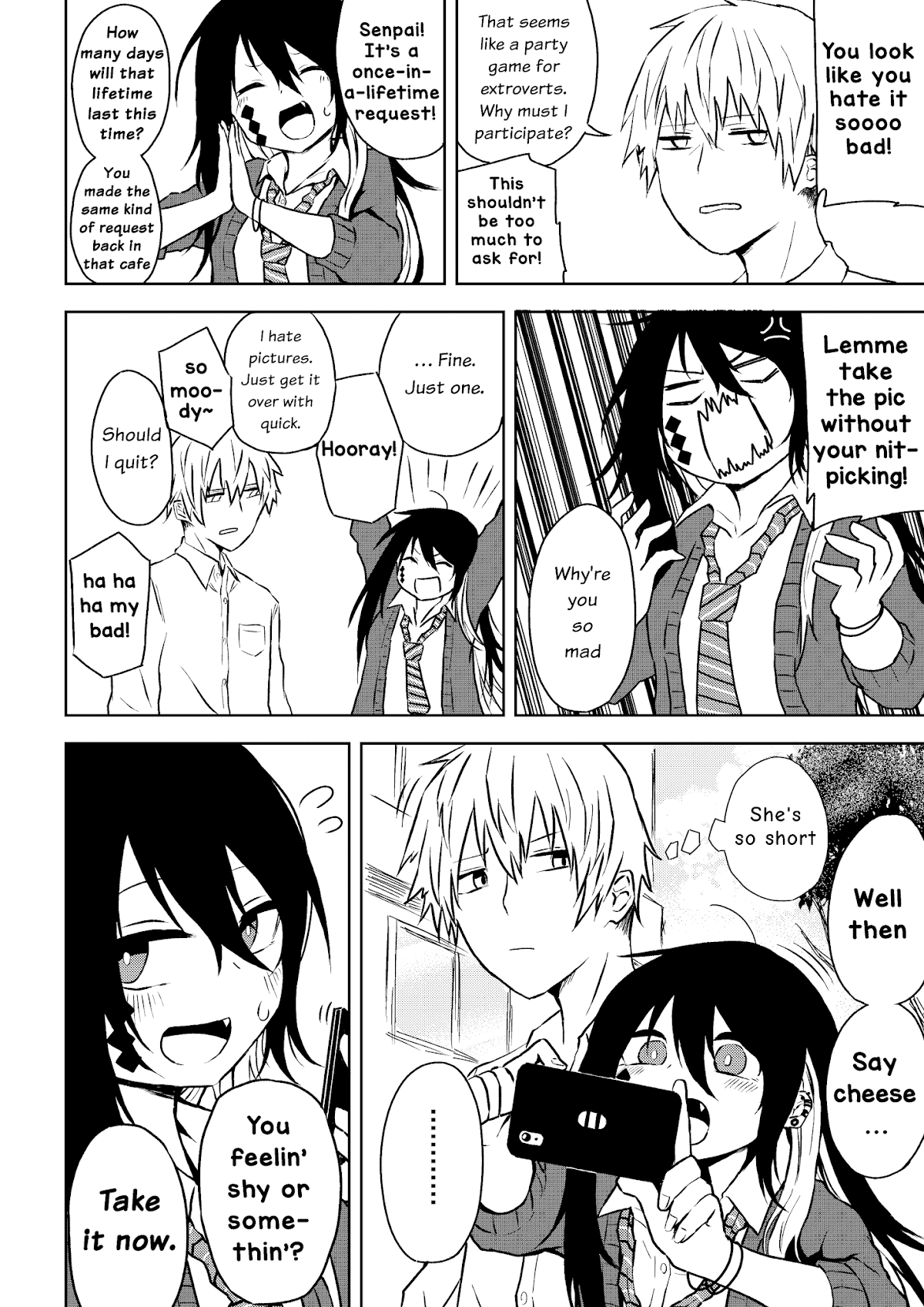 Kusozako Choroin Nishiga Hachi Chapter 6 page 2 - Chapter 6: After this, she looks at her smartphone many more times