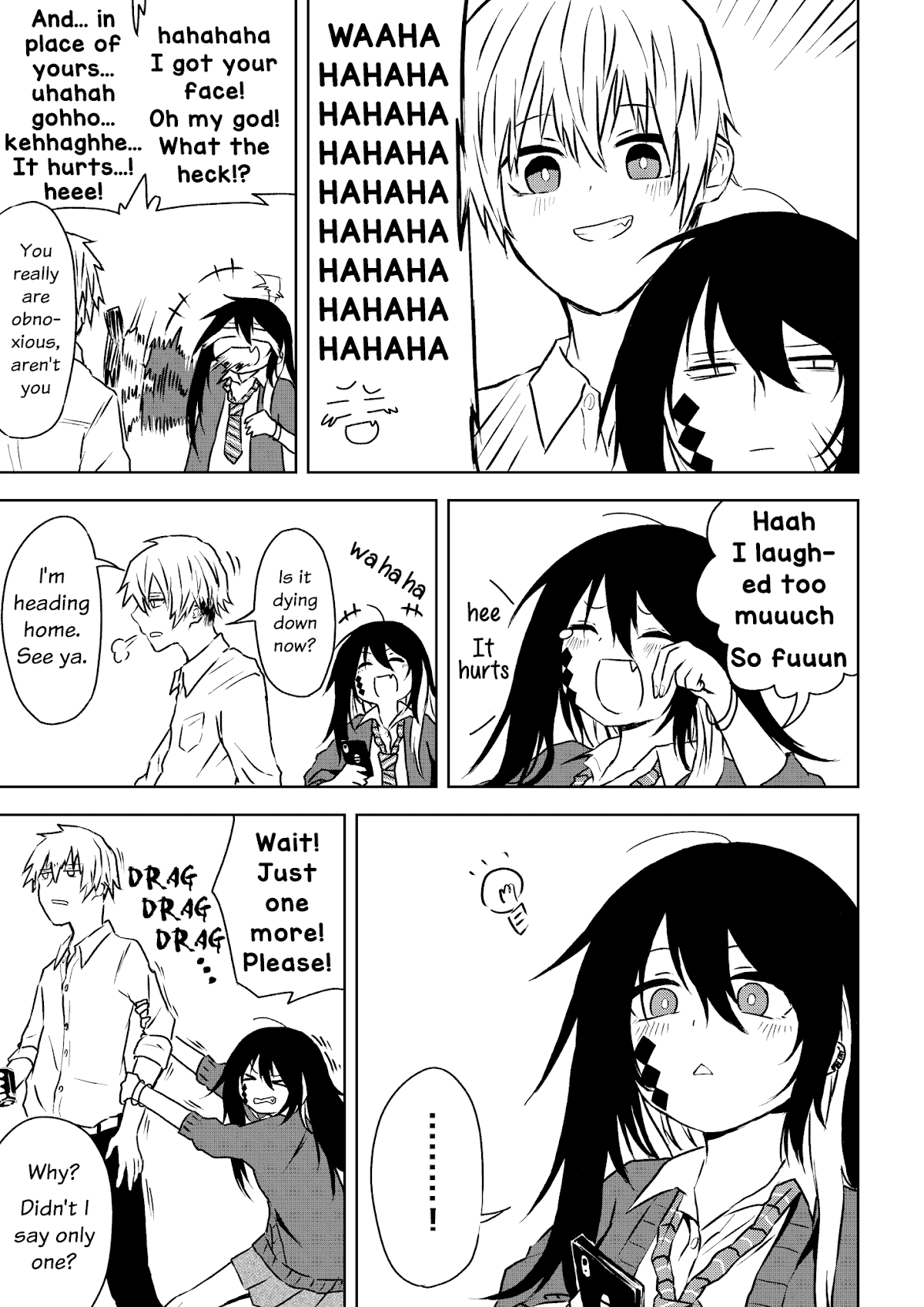 Kusozako Choroin Nishiga Hachi Chapter 6 page 3 - Chapter 6: After this, she looks at her smartphone many more times