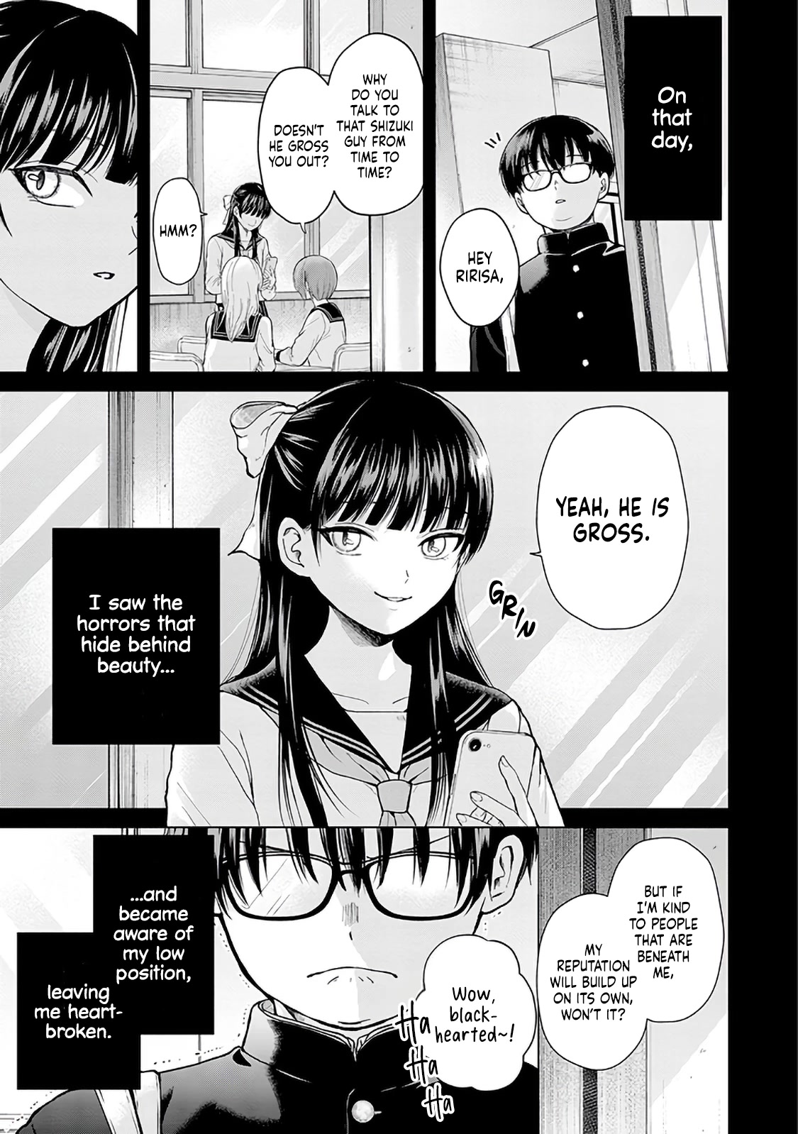 Kusunoki-san Failed to Debut in High School Chapter 1 page 1 - Chapter 1: I decided to never interact with pretty girls
