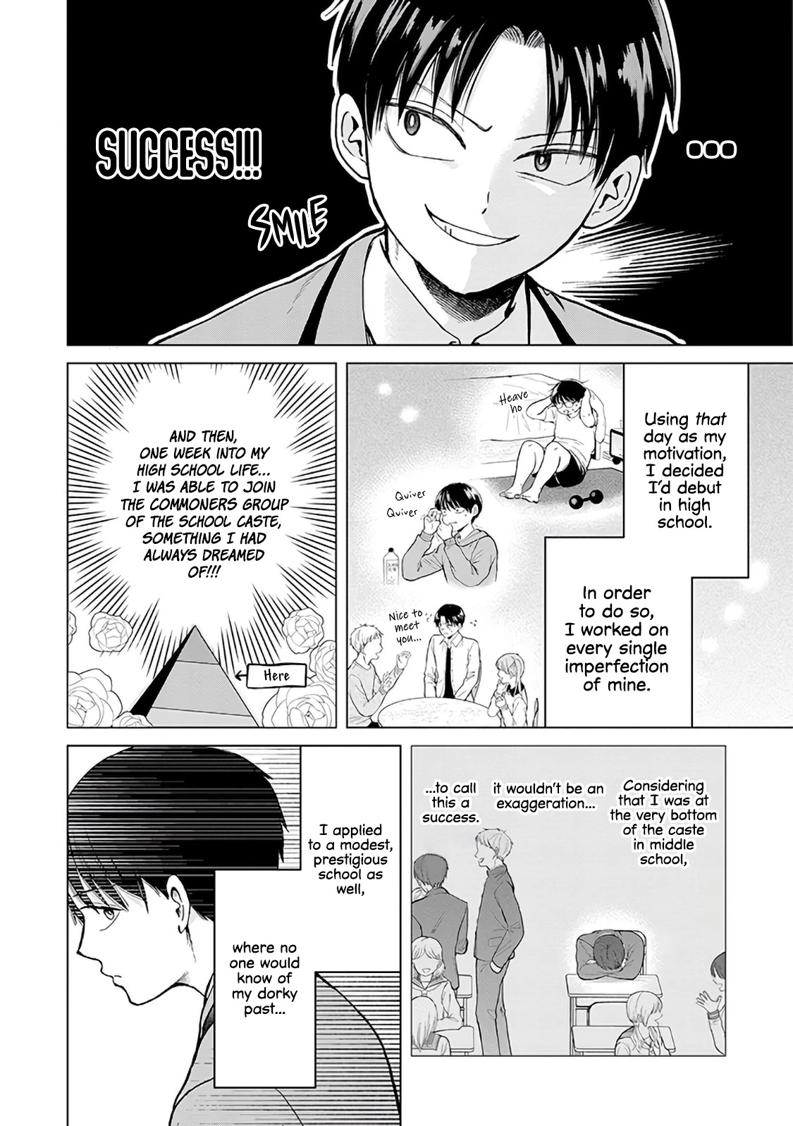 Kusunoki-san Failed to Debut in High School Chapter 1 page 4 - Chapter 1: I decided to never interact with pretty girls