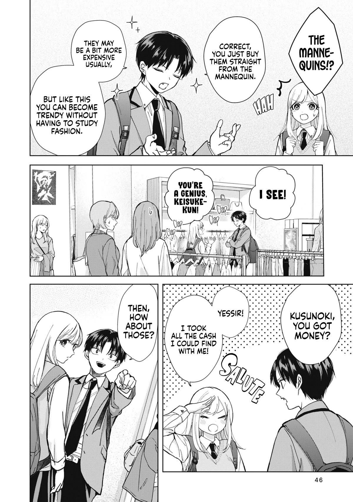 Kusunoki-san Failed to Debut in High School Chapter 10 page 8 - Chapter 10: Like this, aren't we gonna be seen as a couple?