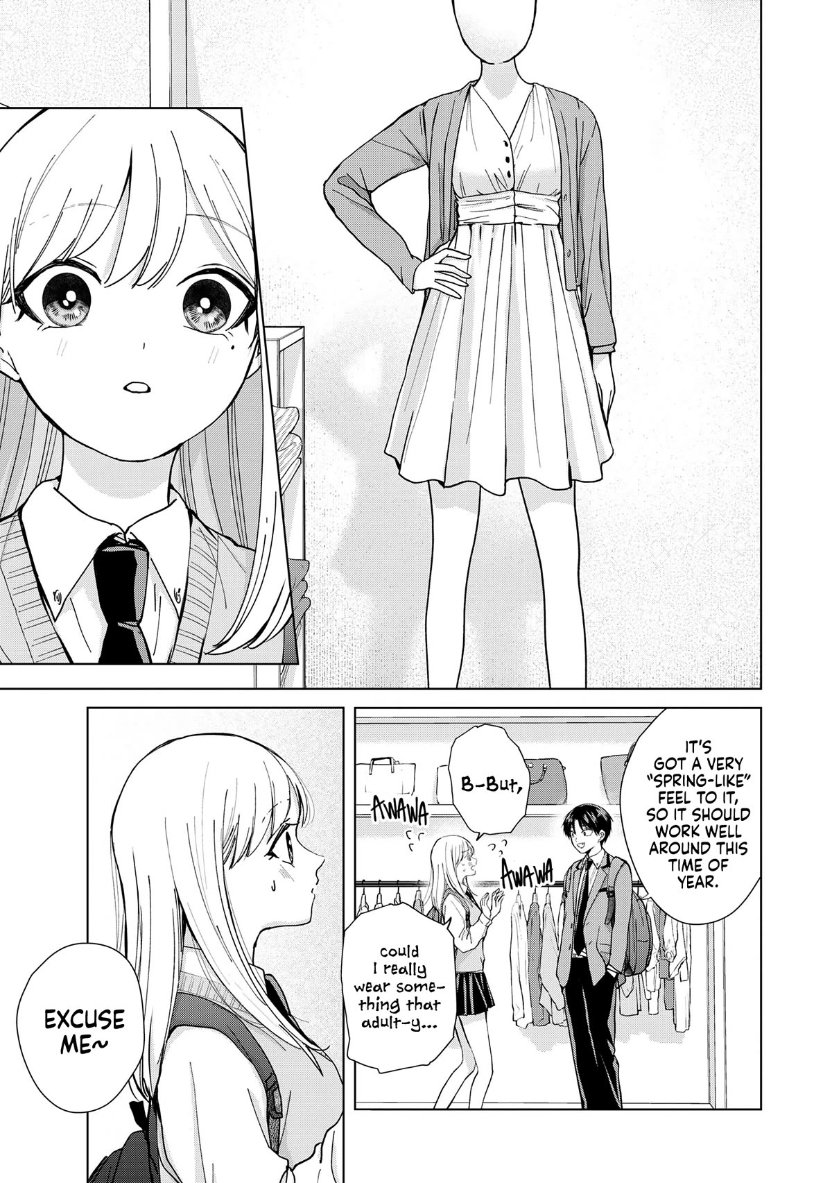 Kusunoki-san Failed to Debut in High School Chapter 10 page 9 - Chapter 10: Like this, aren't we gonna be seen as a couple?