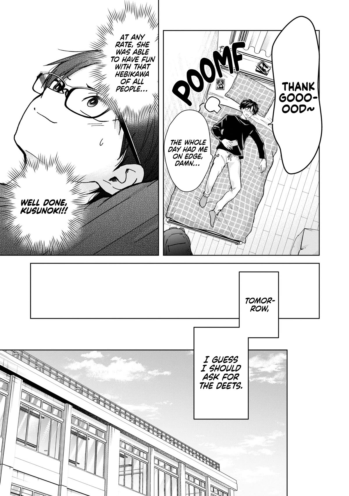 Kusunoki-san Failed to Debut in High School Chapter 12 page 3 - Chapter 12: With a communication disorder, friends of friends may as well be enemies