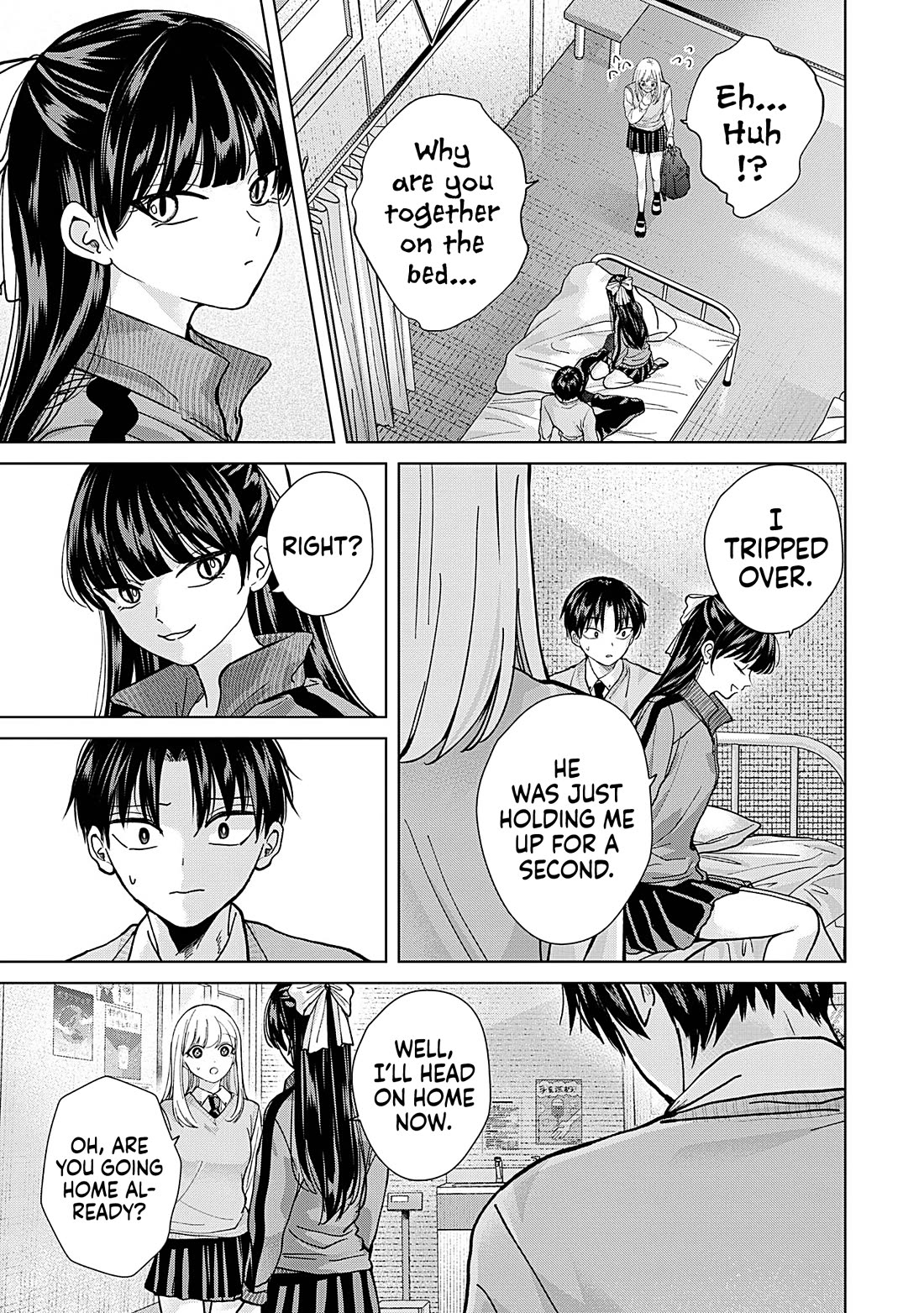 Kusunoki-san Failed to Debut in High School Chapter 14 page 5 - Chapter 14: We're just friends, so there's no reason to think about her this much
