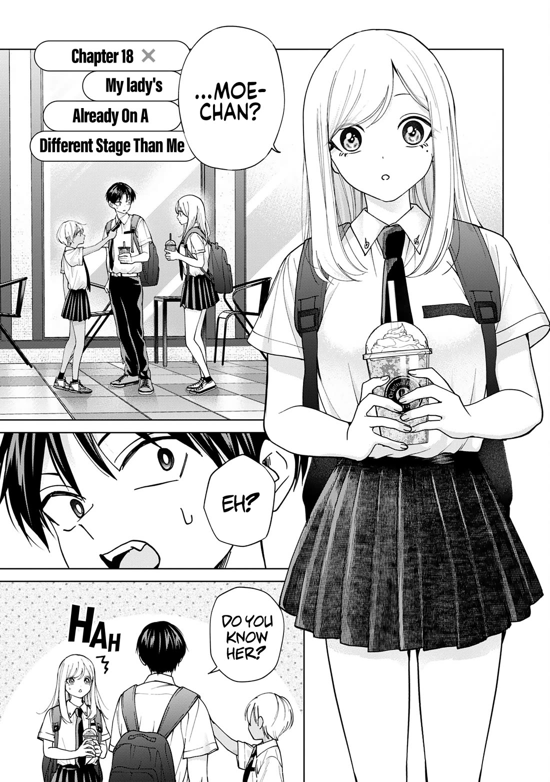 Kusunoki-san Failed to Debut in High School Chapter 18 page 1 - Chapter 18: My lady's already on a different stage than me