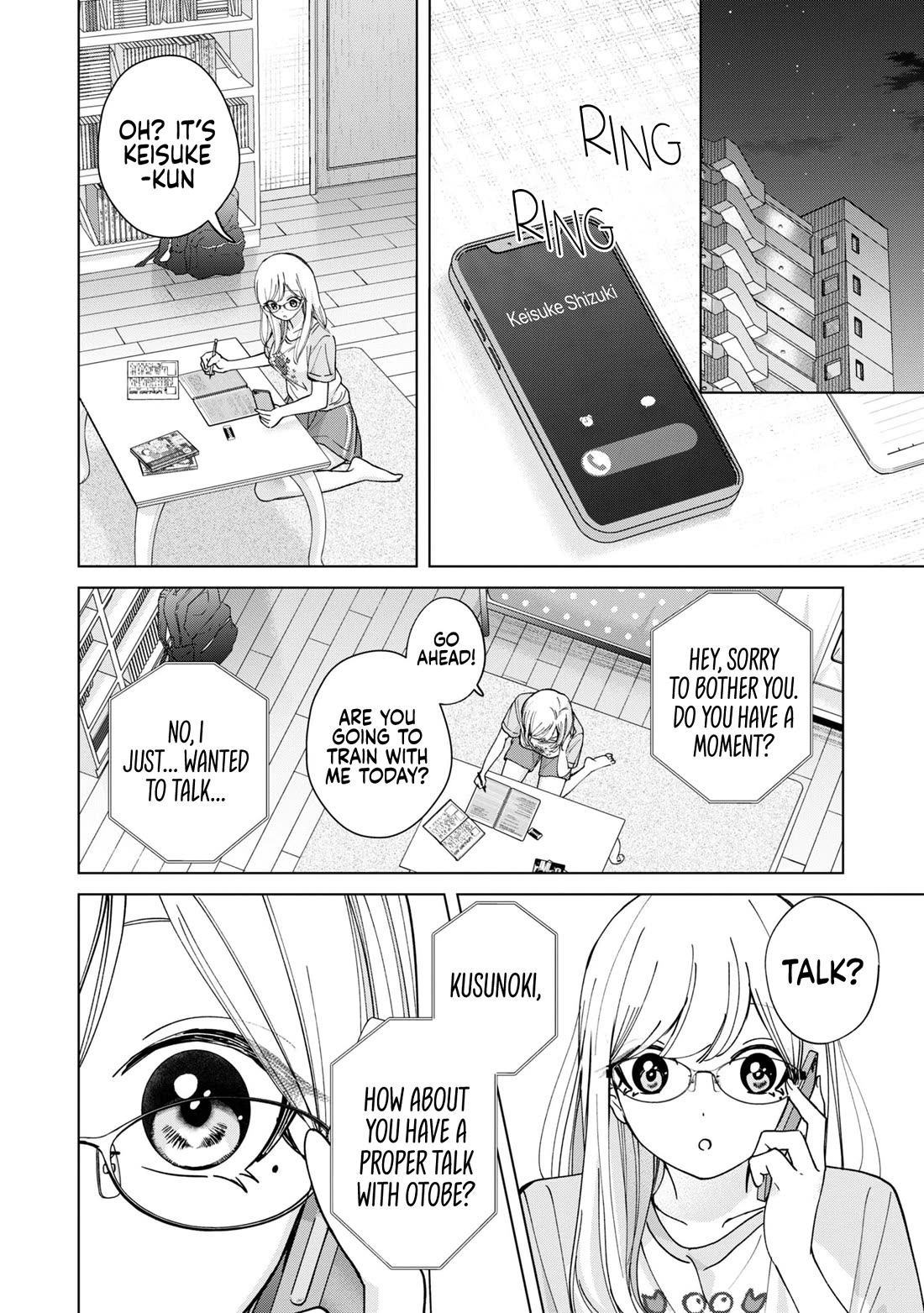 Kusunoki-san Failed to Debut in High School Chapter 19 page 12 - Chapter 19: And at that moment I fell for my lady