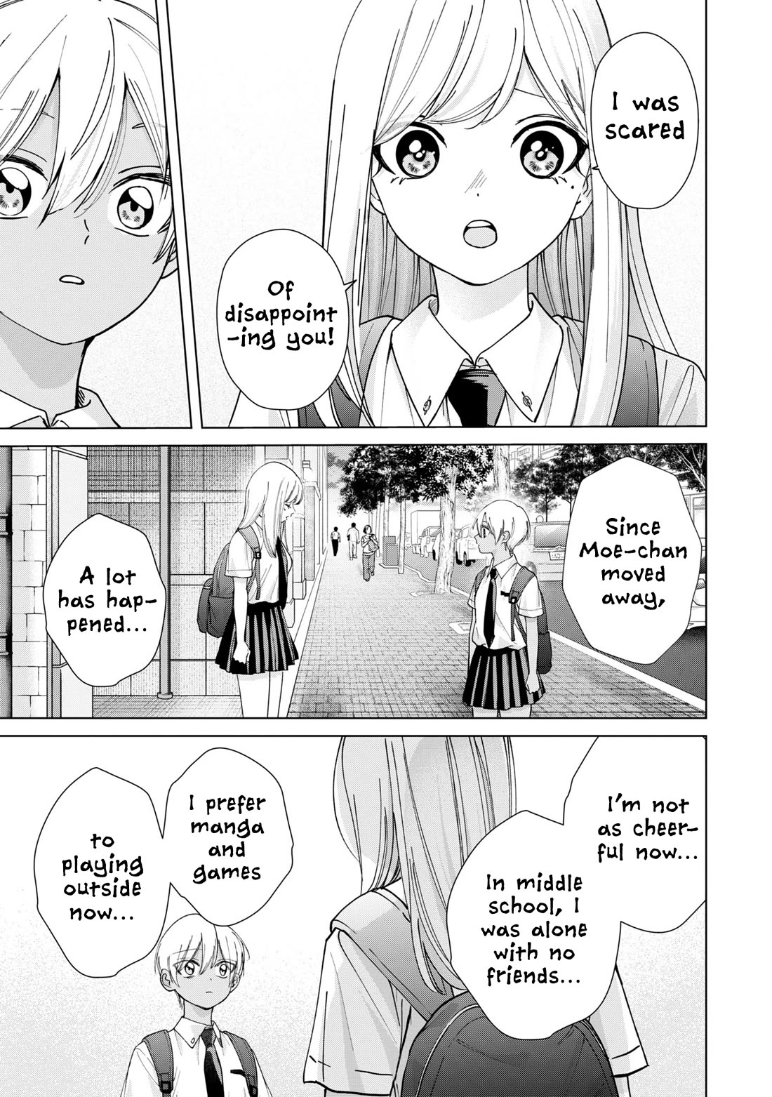 Kusunoki-san Failed to Debut in High School Chapter 19 page 21 - Chapter 19: And at that moment I fell for my lady
