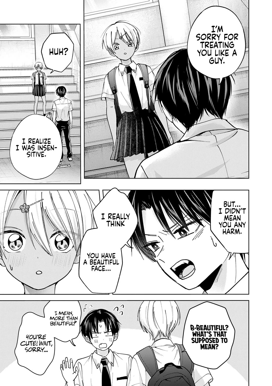 Kusunoki-san Failed to Debut in High School Chapter 20 page 15 - Chapter 20: It's true, if you look closely, she does have a beautiful face.