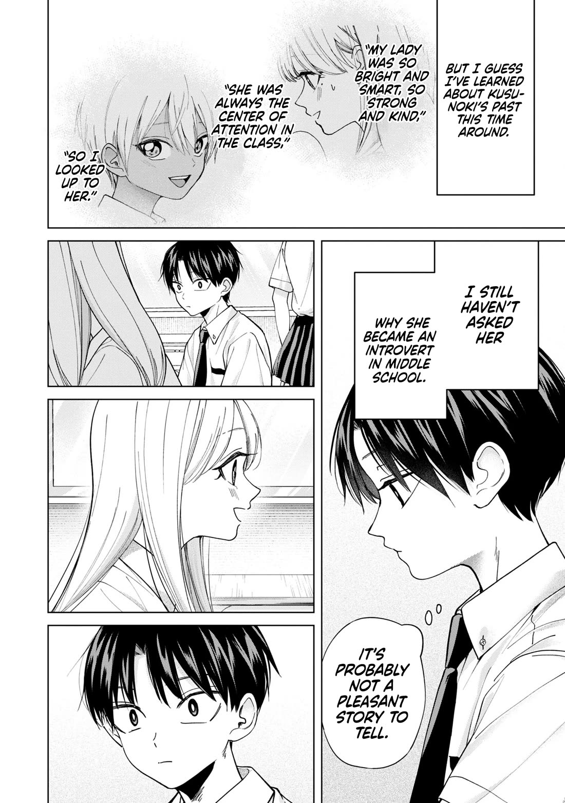 Kusunoki-san Failed to Debut in High School Chapter 20 page 2 - Chapter 20: It's true, if you look closely, she does have a beautiful face.