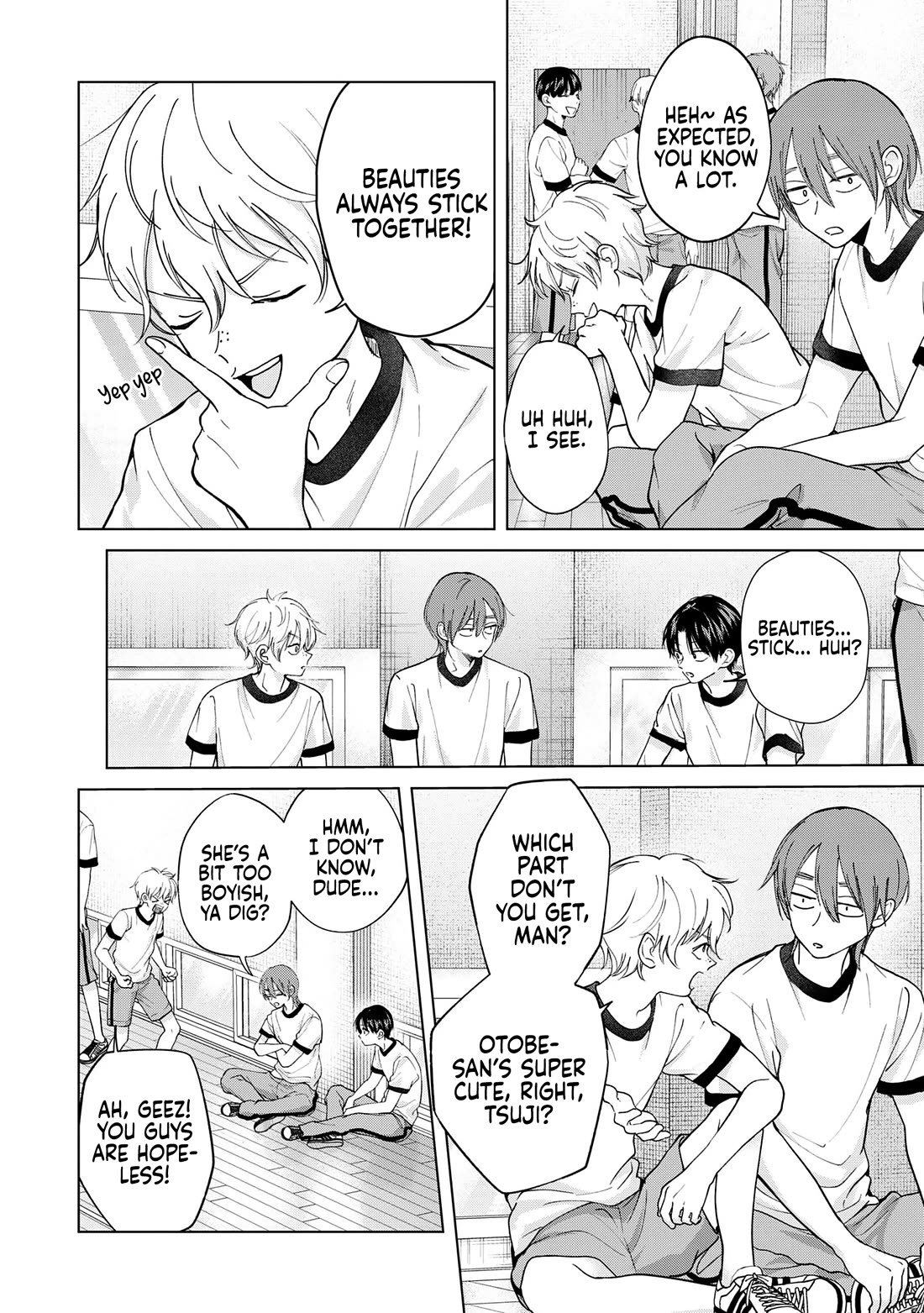 Kusunoki-san Failed to Debut in High School Chapter 20 page 4 - Chapter 20: It's true, if you look closely, she does have a beautiful face.