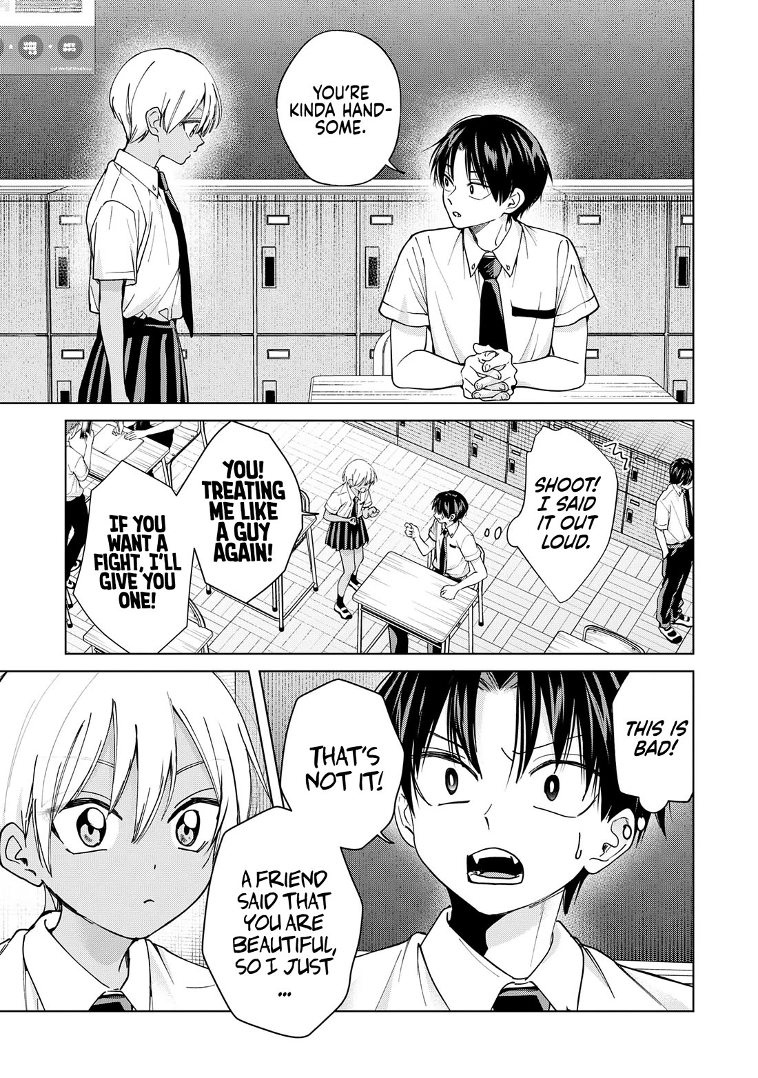 Kusunoki-san Failed to Debut in High School Chapter 20 page 7 - Chapter 20: It's true, if you look closely, she does have a beautiful face.