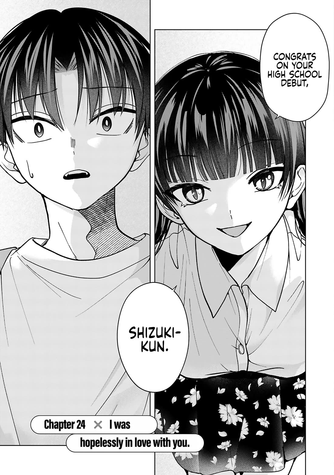 Kusunoki-san Failed to Debut in High School Chapter 24 page 1 - Chapter 24: I was hopelessly in love with you