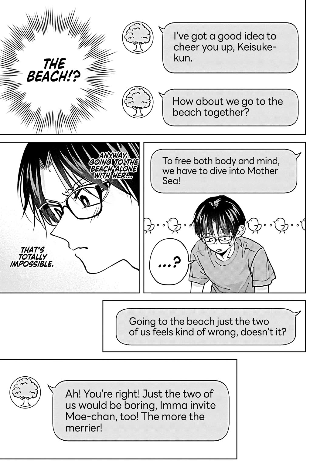 Kusunoki-san Failed to Debut in High School Chapter 26 page 5 - Chapter 26: It's definitely not because she's cute and kind, which makes me like her