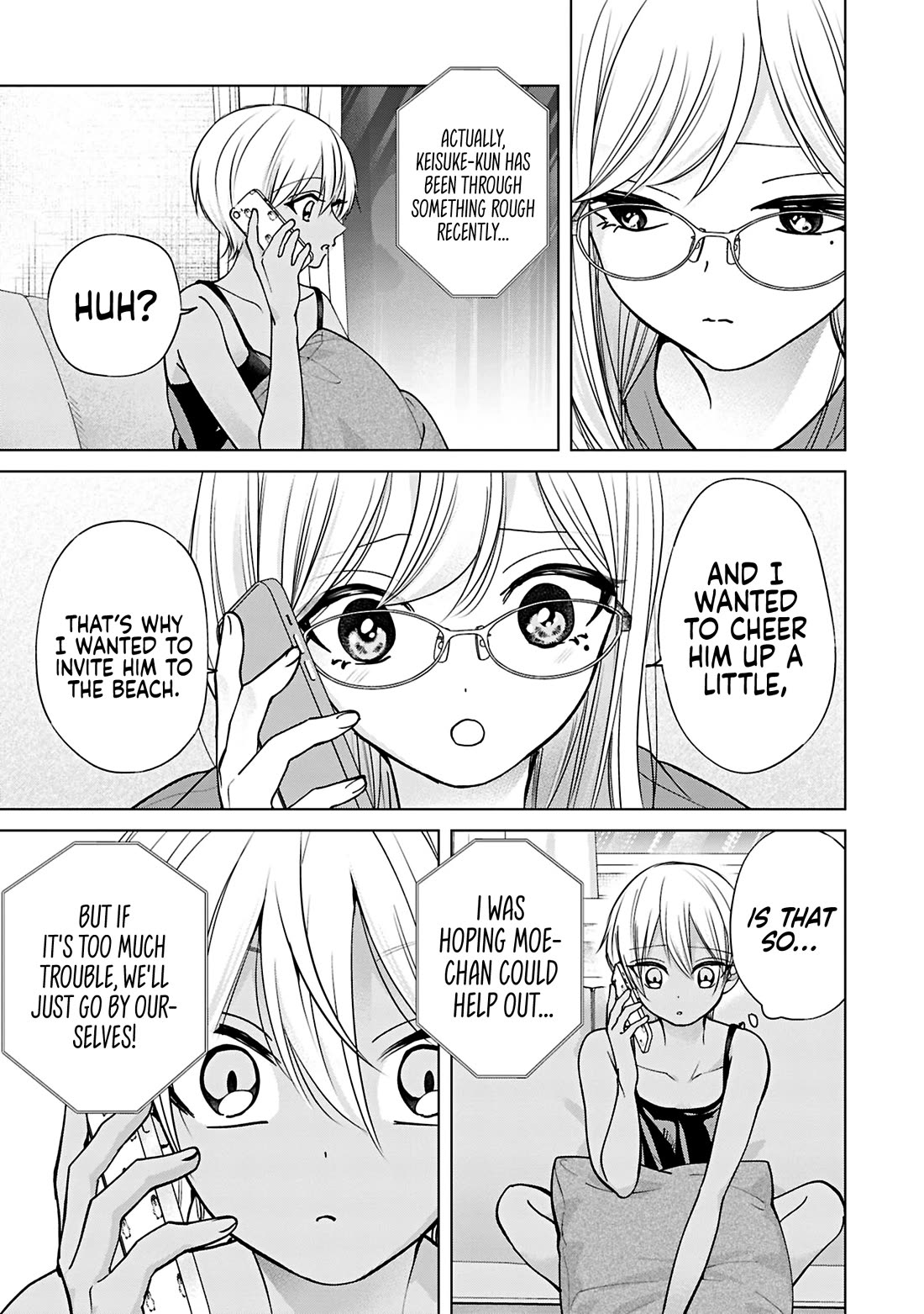 Kusunoki-san Failed to Debut in High School Chapter 26 page 9 - Chapter 26: It's definitely not because she's cute and kind, which makes me like her