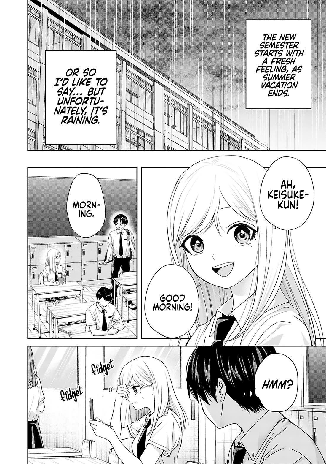 Kusunoki-san Failed to Debut in High School Chapter 29 page 2 - Chapter 29: If it means out current relationship won't fall apart, I'm fine with leaving things as they are