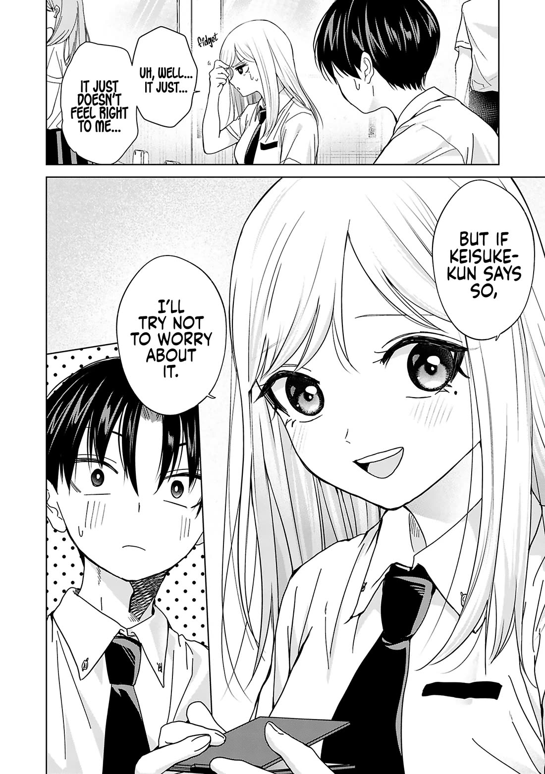 Kusunoki-san Failed to Debut in High School Chapter 29 page 4 - Chapter 29: If it means out current relationship won't fall apart, I'm fine with leaving things as they are