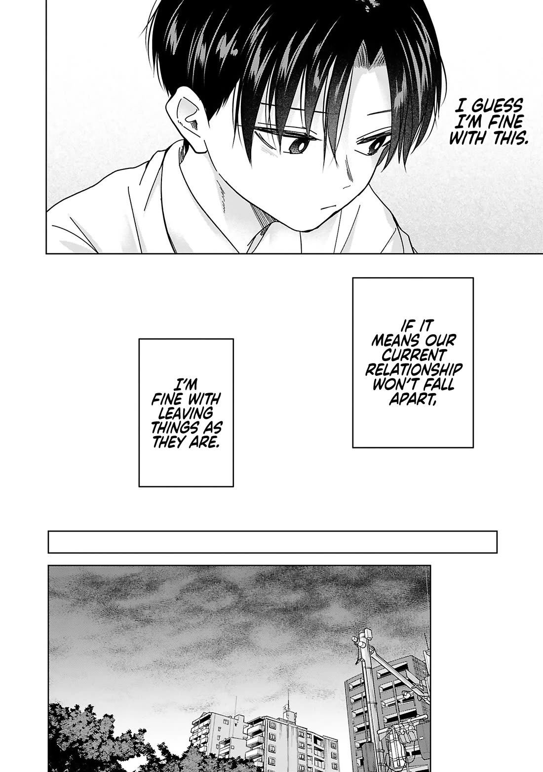 Kusunoki-san Failed to Debut in High School Chapter 29 page 6 - Chapter 29: If it means out current relationship won't fall apart, I'm fine with leaving things as they are