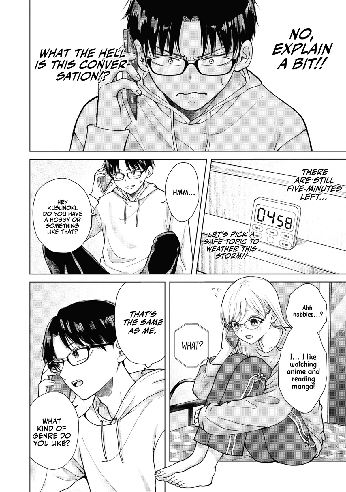 Kusunoki-san Failed to Debut in High School Chapter 3 page 8 - Chapter 3: I try to avoid Kusunoki in the school