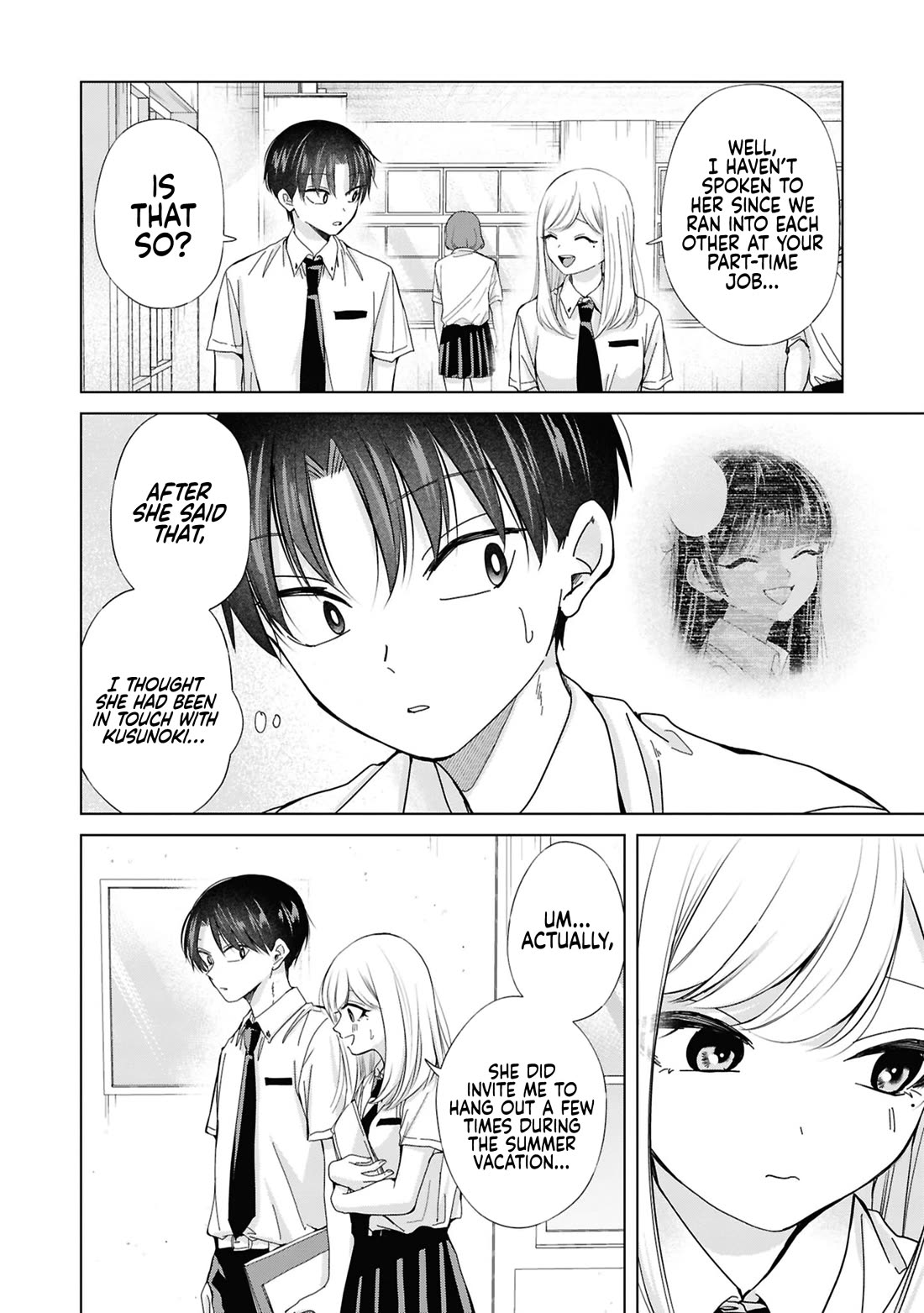 Kusunoki-san Failed to Debut in High School Chapter 30 page 8 - Chapter 30: She's not even a friend