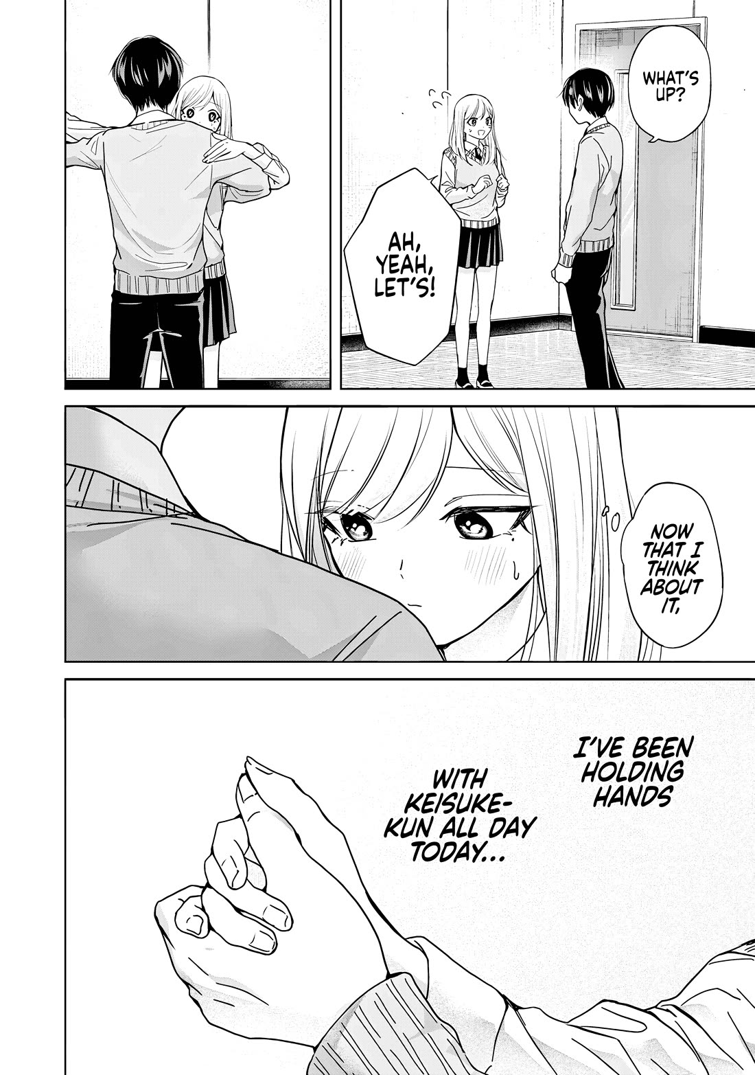 Kusunoki-san Failed to Debut in High School Chapter 35.1 page 16 - Chapter 35.1: Even if Hebikawa is sick, why does it concern me? (Part one)