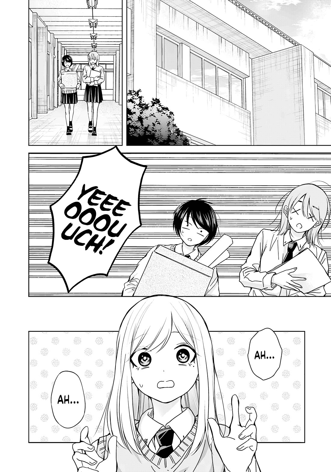 Kusunoki-san Failed to Debut in High School Chapter 35.1 page 4 - Chapter 35.1: Even if Hebikawa is sick, why does it concern me? (Part one)