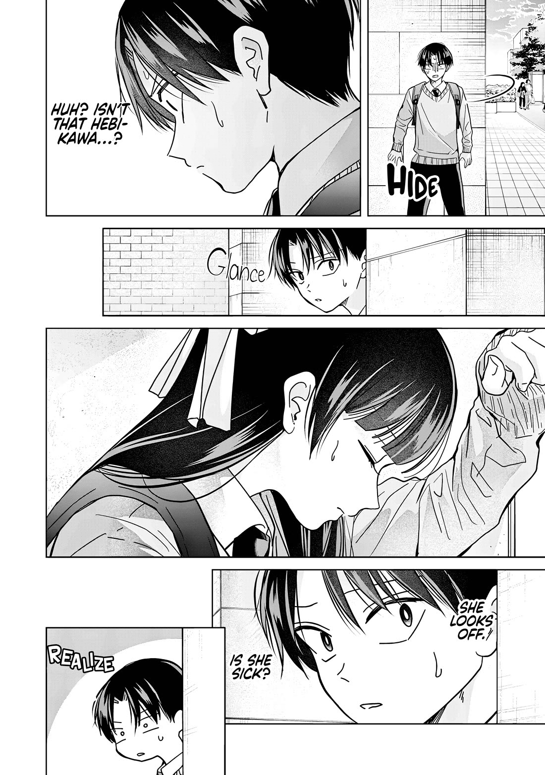 Kusunoki-san Failed to Debut in High School Chapter 35.2 page 8 - Chapter 35.2: Even if Hebikawa is sick, why does it concern me? (Part two)