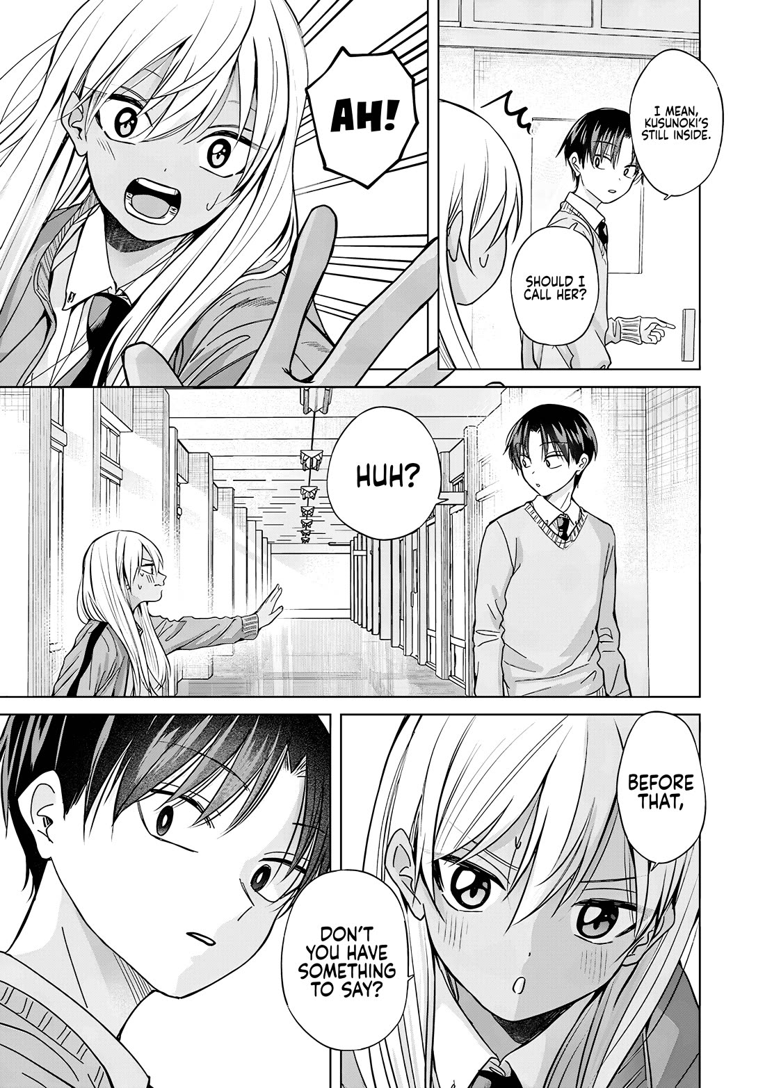 Kusunoki-san Failed to Debut in High School Chapter 37 page 11 - Chapter 37: I thought I'd have my lady check to see if it looks weird