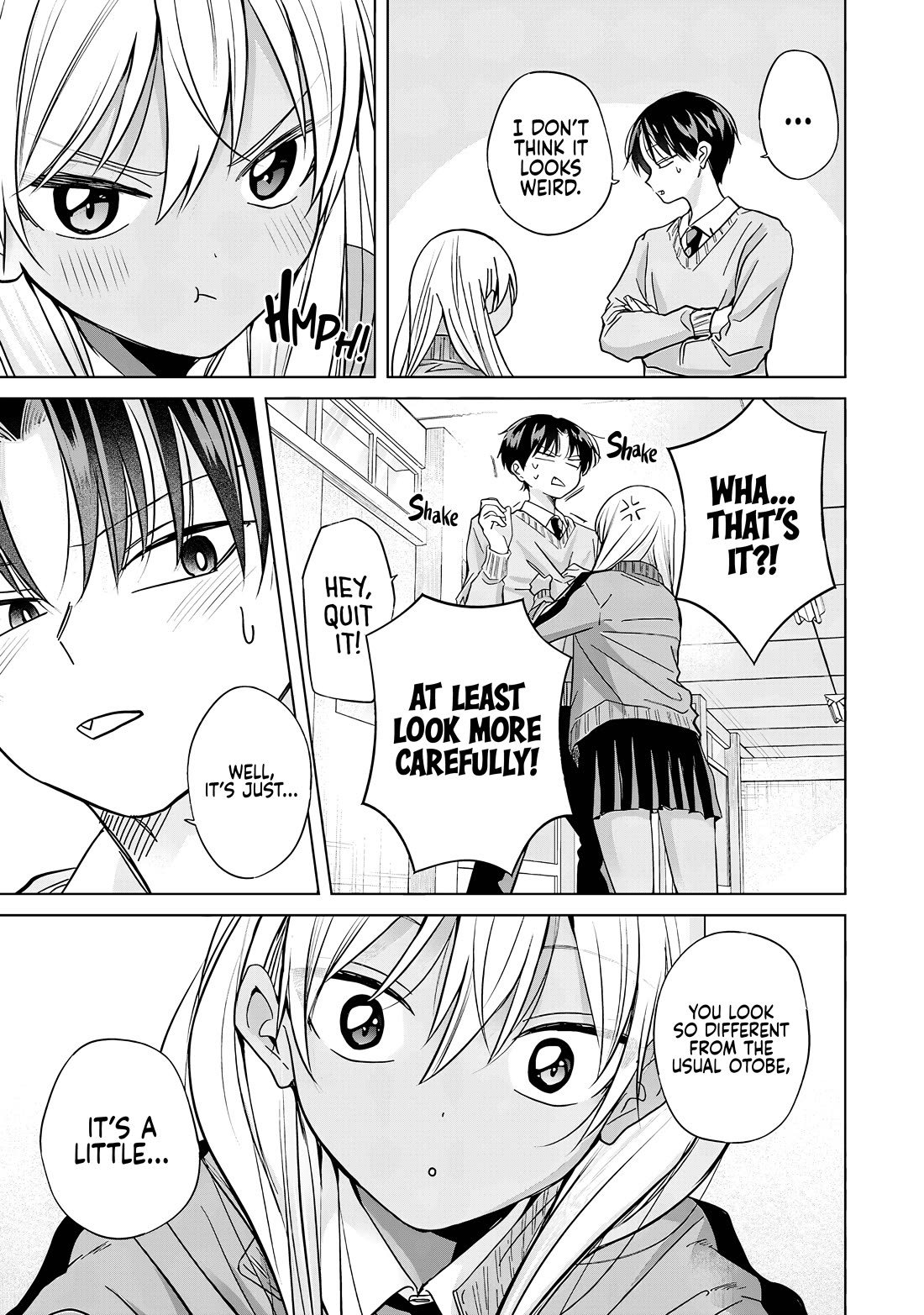 Kusunoki-san Failed to Debut in High School Chapter 37 page 13 - Chapter 37: I thought I'd have my lady check to see if it looks weird