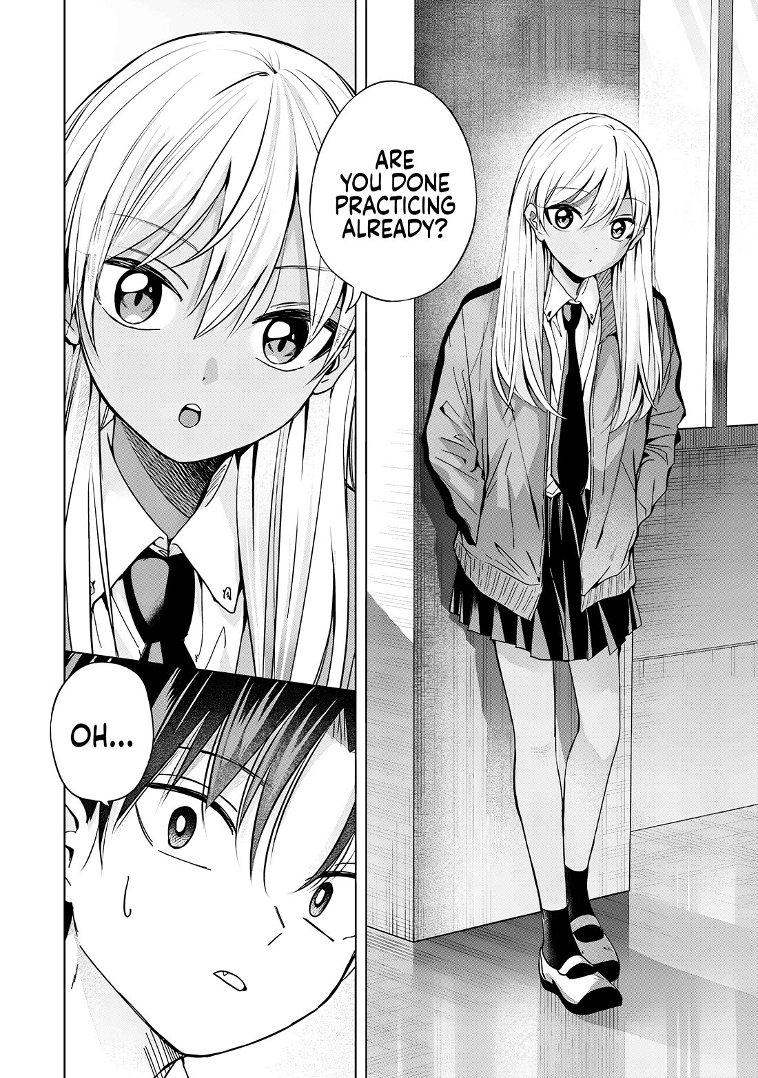 Kusunoki-san Failed to Debut in High School Chapter 37 page 8 - Chapter 37: I thought I'd have my lady check to see if it looks weird