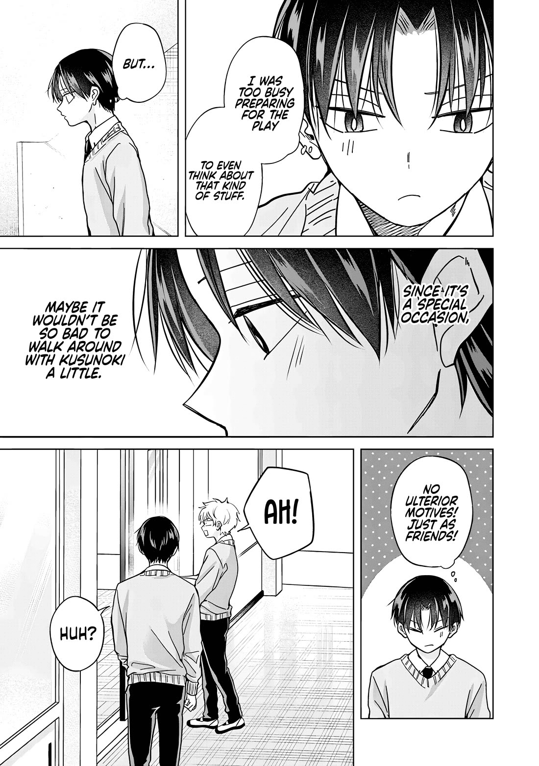 Kusunoki-san Failed to Debut in High School Chapter 38.1 page 3 - Chapter 38.1: Turns out, Kusunoki is really that beautiful (Part one)