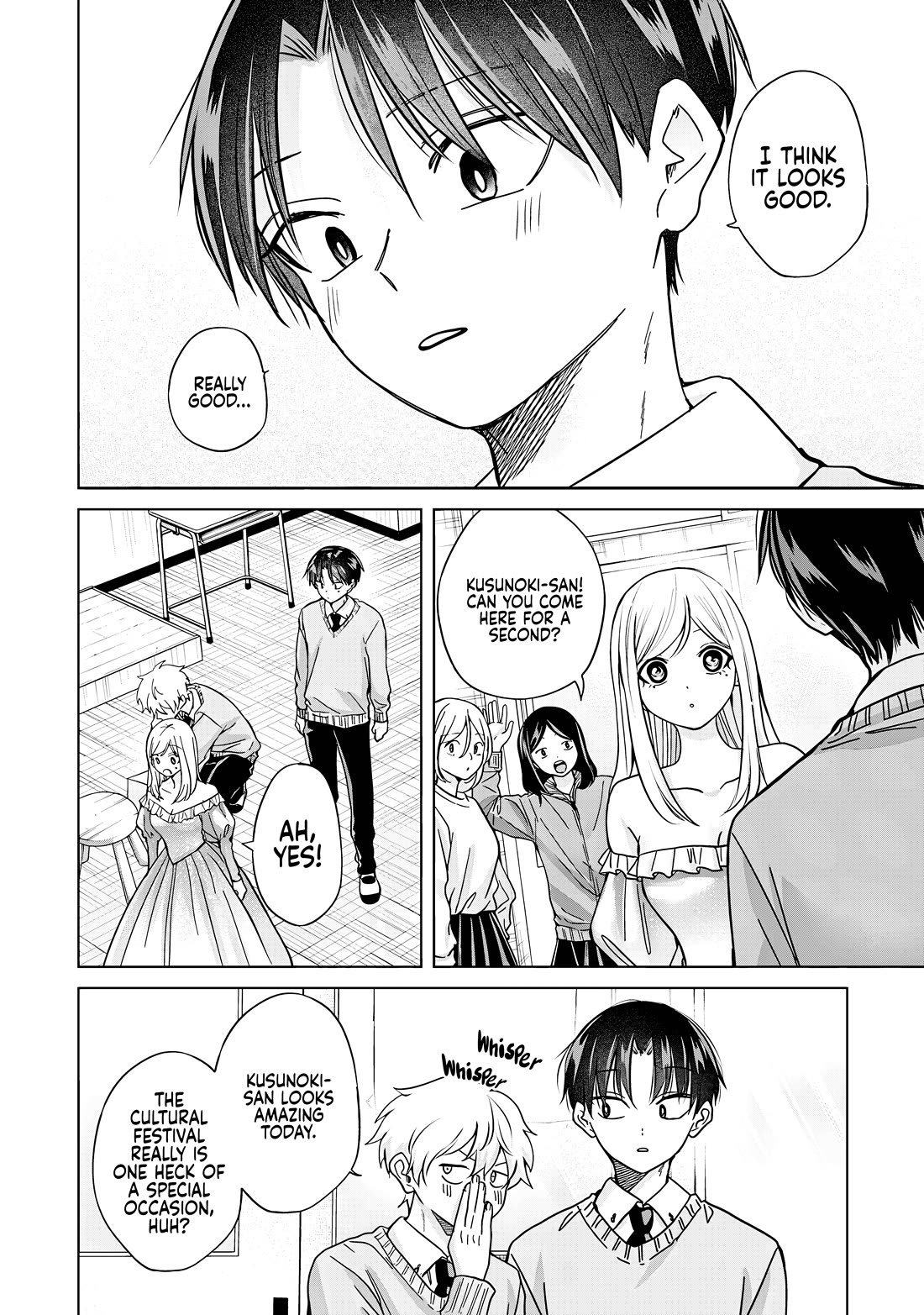 Kusunoki-san Failed to Debut in High School Chapter 38.1 page 6 - Chapter 38.1: Turns out, Kusunoki is really that beautiful (Part one)