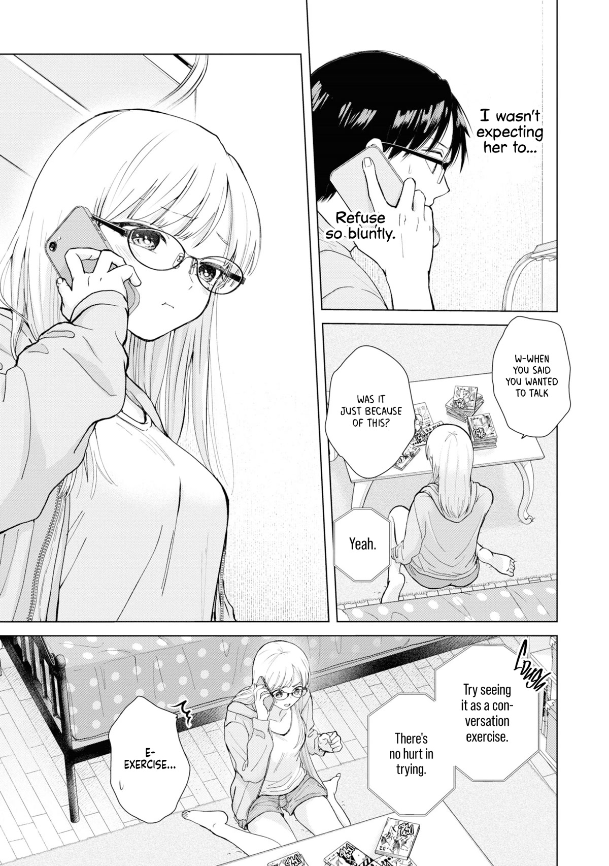 Kusunoki-san Failed to Debut in High School Chapter 4 page 13 - Chapter 4: This is all because of her misleading words