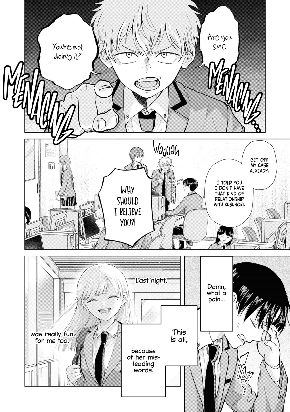Kusunoki-san Failed to Debut in High School Chapter 4 page 2 - Chapter 4: This is all because of her misleading words