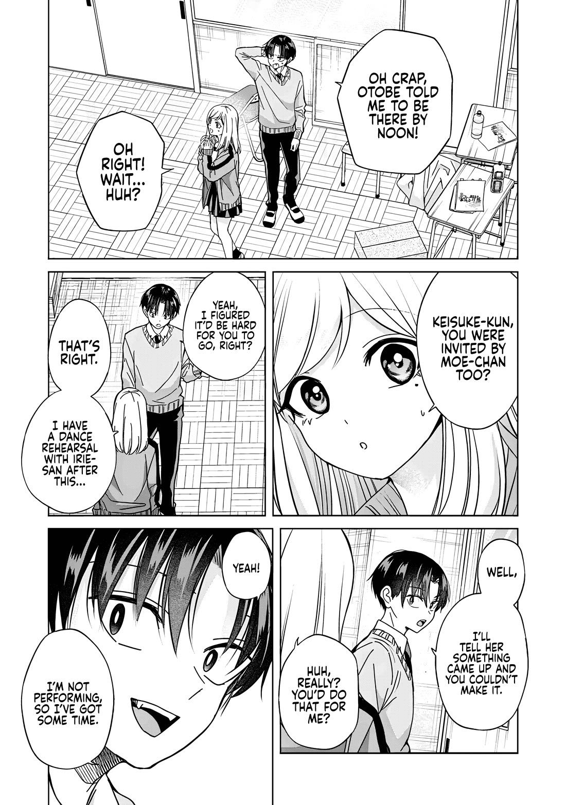 Kusunoki-san Failed to Debut in High School Chapter 40 page 4 - Chapter 40: That Shizuki who never treats me like a girl...