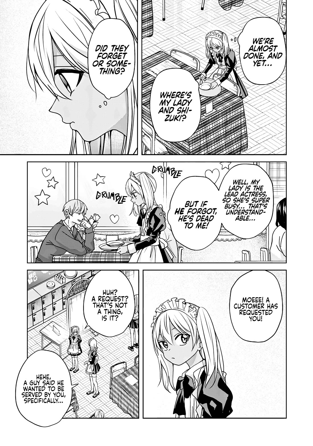 Kusunoki-san Failed to Debut in High School Chapter 40 page 7 - Chapter 40: That Shizuki who never treats me like a girl...
