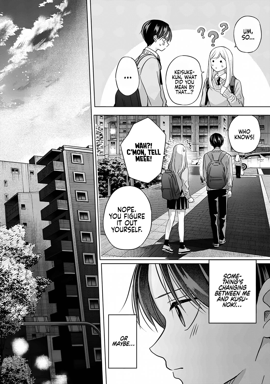 Kusunoki-san Failed to Debut in High School Chapter 41.2 page 14 - Chapter 41.2: My relationship with Kusunoki might be changing (Second part)