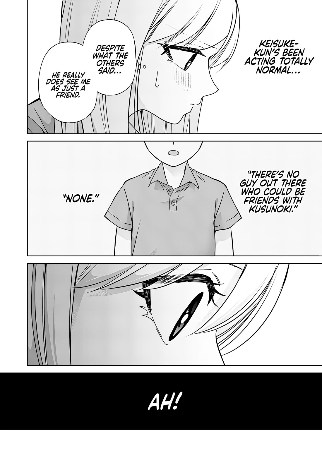 Kusunoki-san Failed to Debut in High School Chapter 43 page 18 - Chapter 43: Keisuke-kun... seeing me that way... I’m just overthinking it... Right?