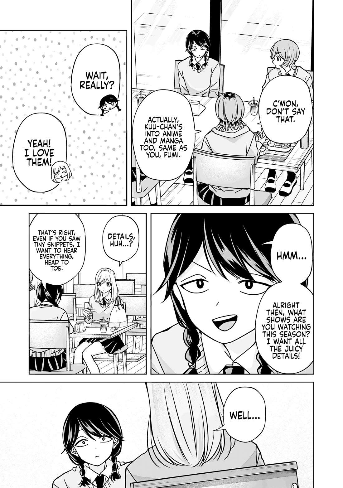 Kusunoki-san Failed to Debut in High School Chapter 43 page 9 - Chapter 43: Keisuke-kun... seeing me that way... I’m just overthinking it... Right?