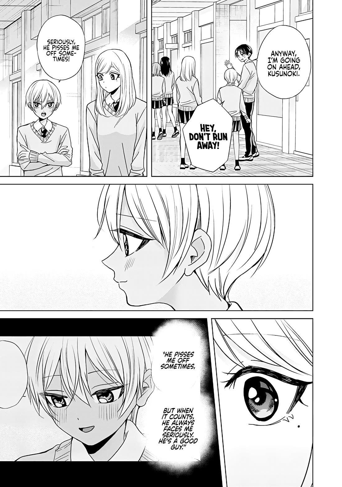 Kusunoki-san Failed to Debut in High School Chapter 44.2 page 11 - Chapter 44.2: Why Do I Even Like Him? (Second Part)