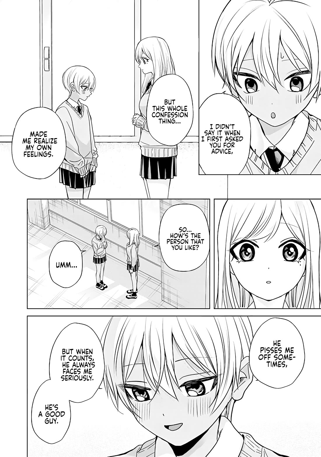 Kusunoki-san Failed to Debut in High School Chapter 44.2 page 8 - Chapter 44.2: Why Do I Even Like Him? (Second Part)