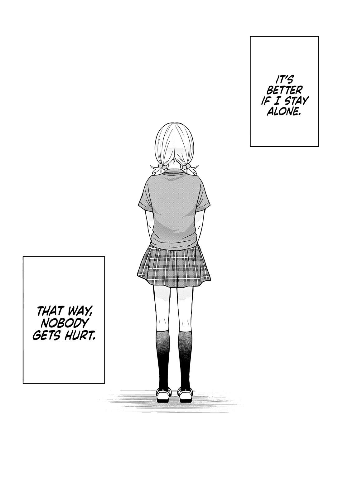 Kusunoki-san Failed to Debut in High School Chapter 45.1 page 1 - Chapter 45.1: Even if I end up all alone, that’s fine, because then, no one else will get hurt (First Part)