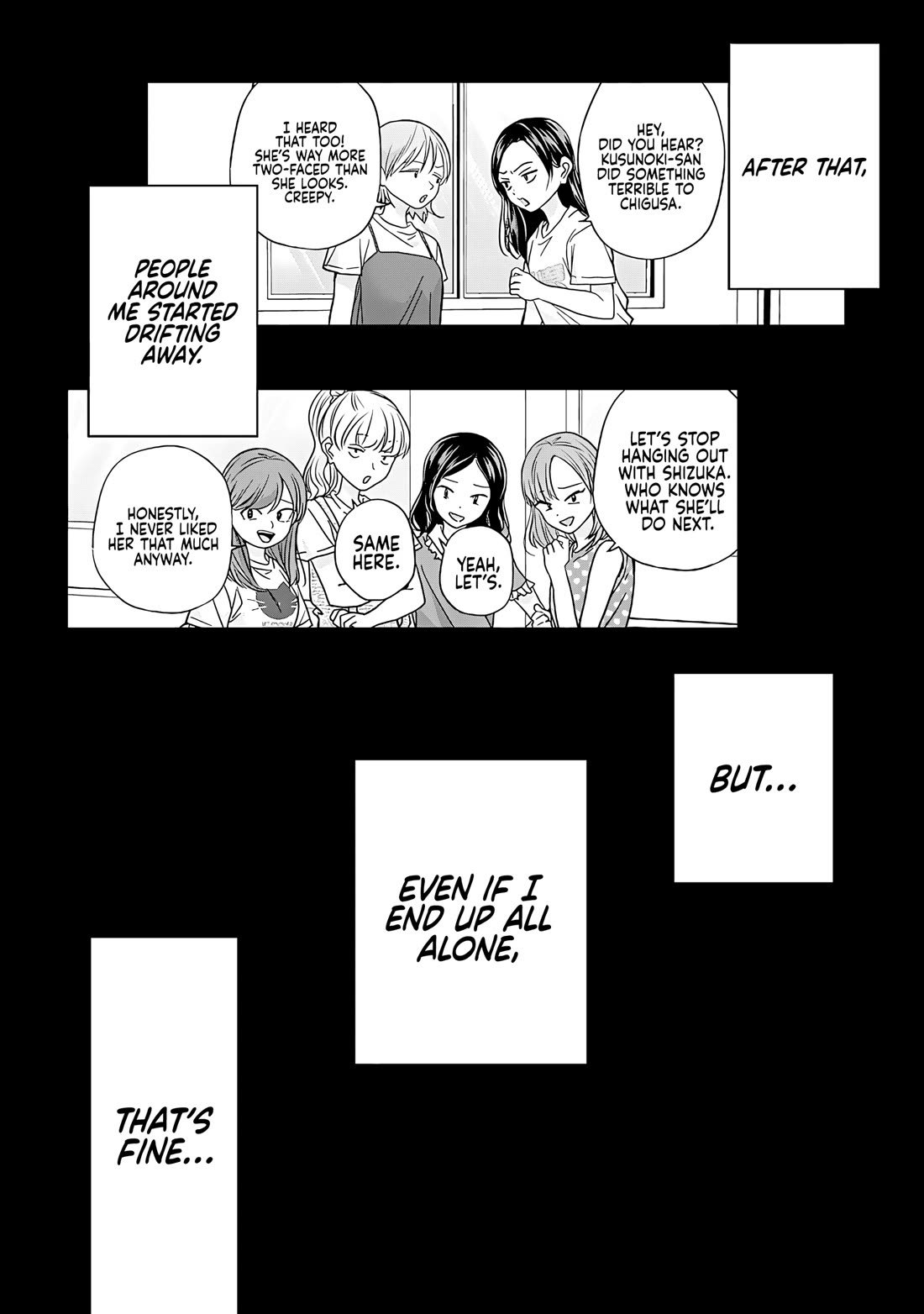 Kusunoki-san Failed to Debut in High School Chapter 45.2 page 6 - Chapter 45.2: Even if I end up all alone, that’s fine, because then, no one else will get hurt (Second Part)
