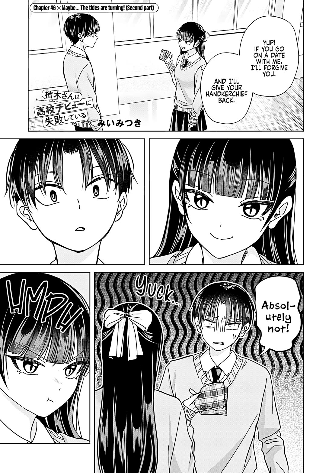 Kusunoki-san Failed to Debut in High School Chapter 46 page 13 - Chapter 46: Maybe... the tides are turning!