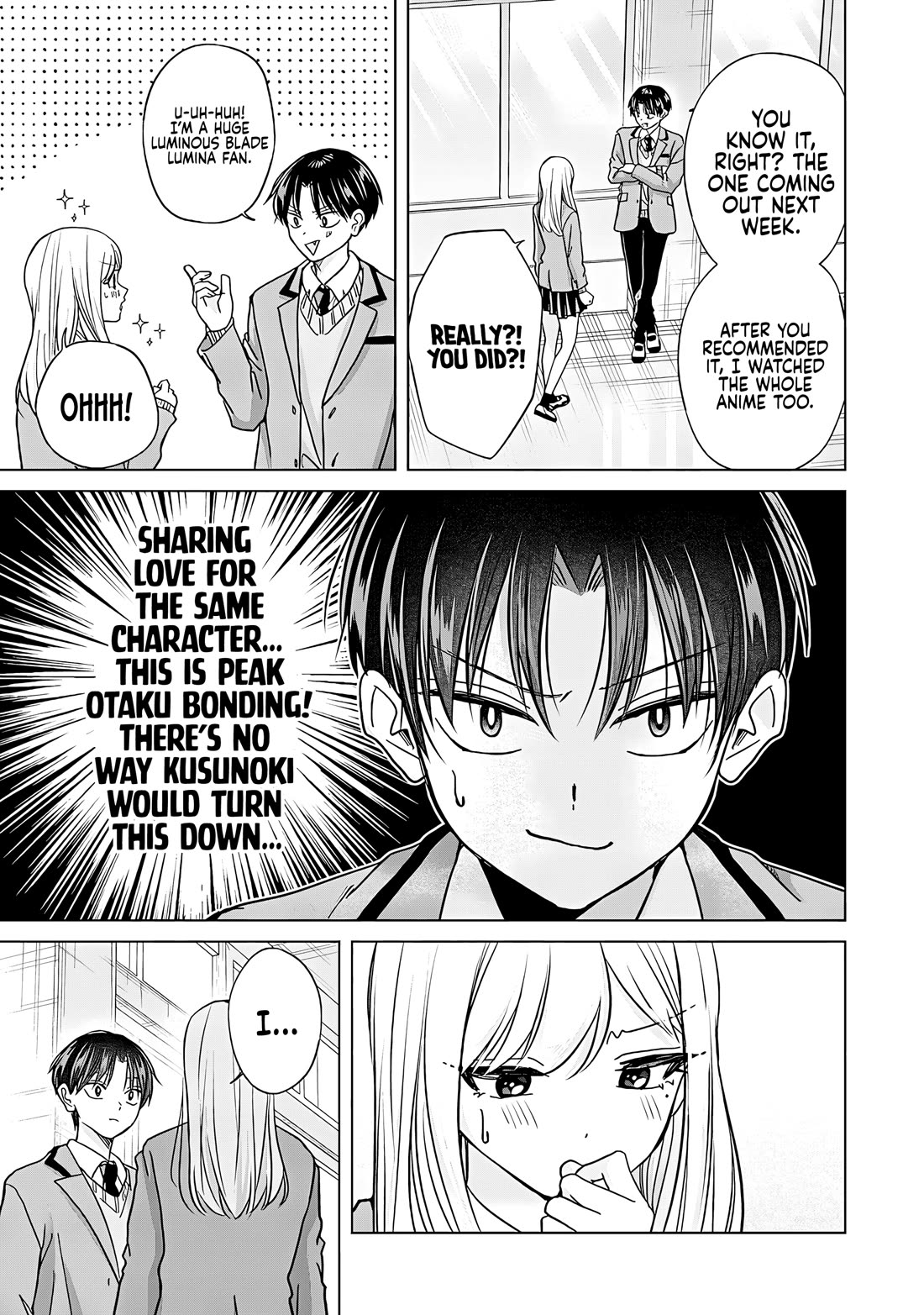 Kusunoki-san Failed to Debut in High School Chapter 47 page 11 - Chapter 47: I don't want to be just a friend. I want her to see me as a man