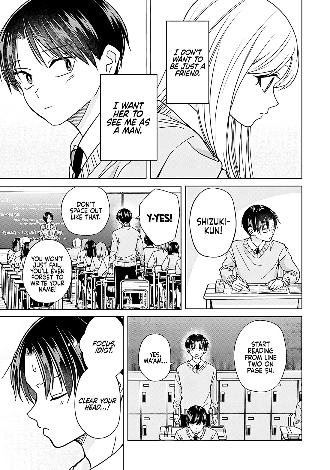 Kusunoki-san Failed to Debut in High School Chapter 47 page 5 - Chapter 47: I don't want to be just a friend. I want her to see me as a man
