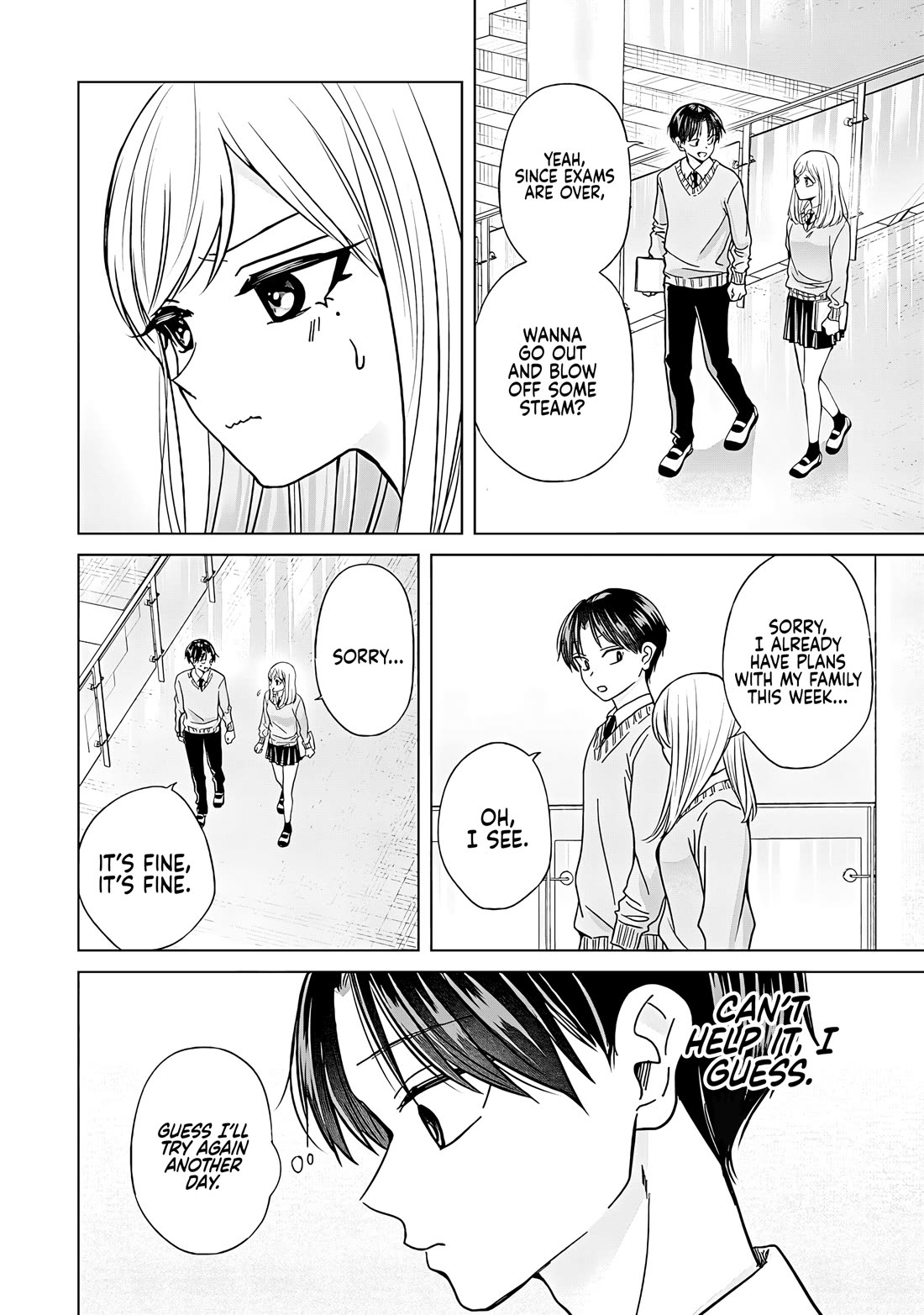 Kusunoki-san Failed to Debut in High School Chapter 47 page 8 - Chapter 47: I don't want to be just a friend. I want her to see me as a man