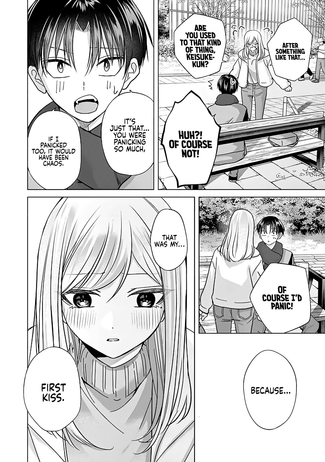 Kusunoki-san Failed to Debut in High School Chapter 49 page 8 - Chapter 49: I.. just... kissed Kusunoki