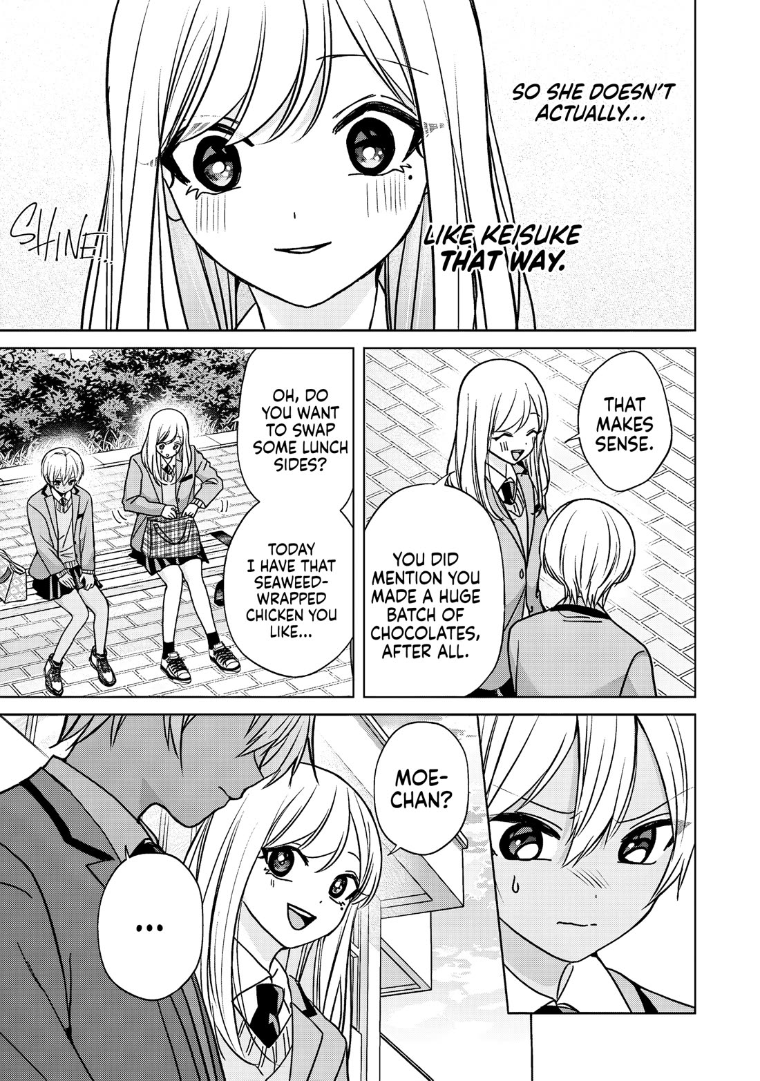 Kusunoki-san Failed to Debut in High School Chapter 53 page 15 - Chapter 53: It it's Keisuke-kun, I might not even mind at all